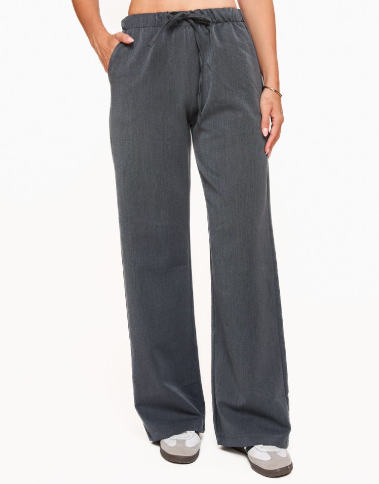 Donkergrijze Losse Tall - Broek | Olivia & Kate