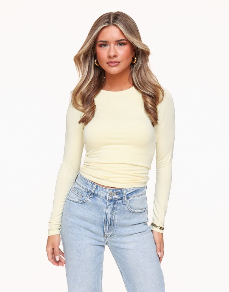 Lichtgele Basic LS - Top | Olivia & Kate