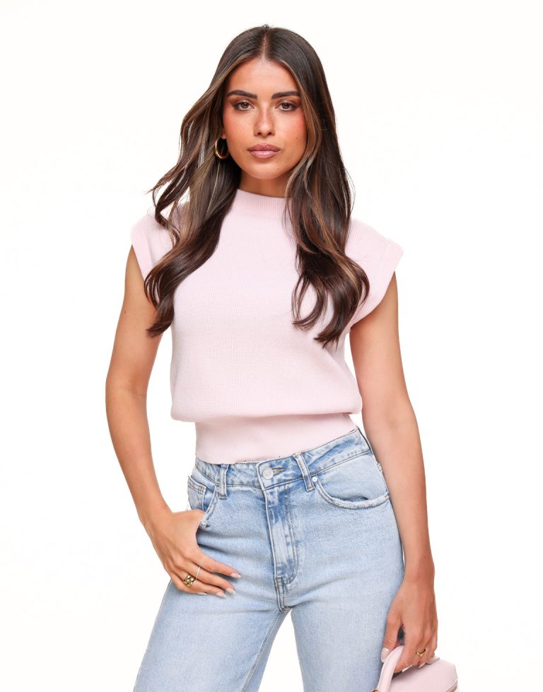 Lichtroze Spencer - Top | Olivia & Kate