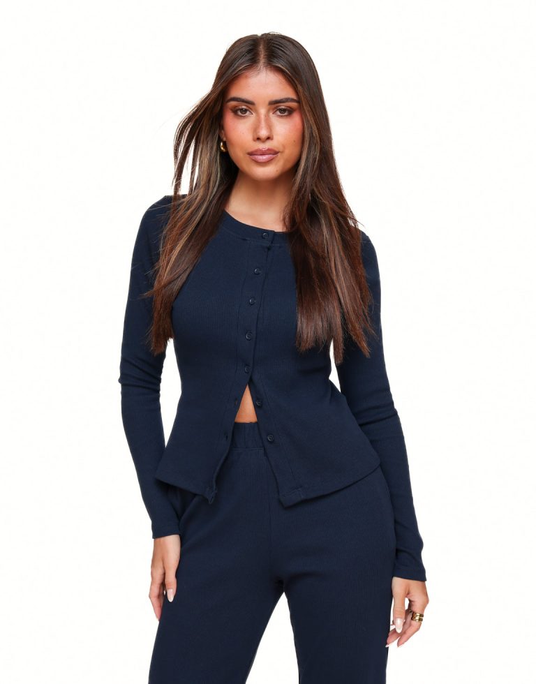 Navy Lounge LS - Top | Olivia & Kate