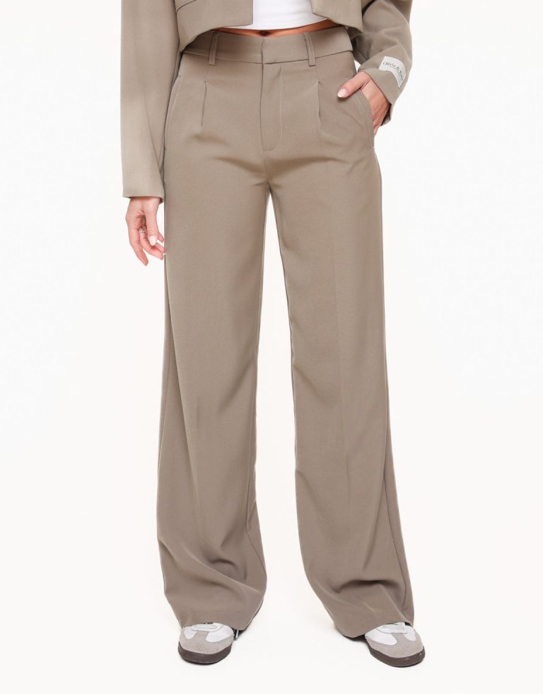 Taupe STUDIO - Pantalon | Olivia & Kate
