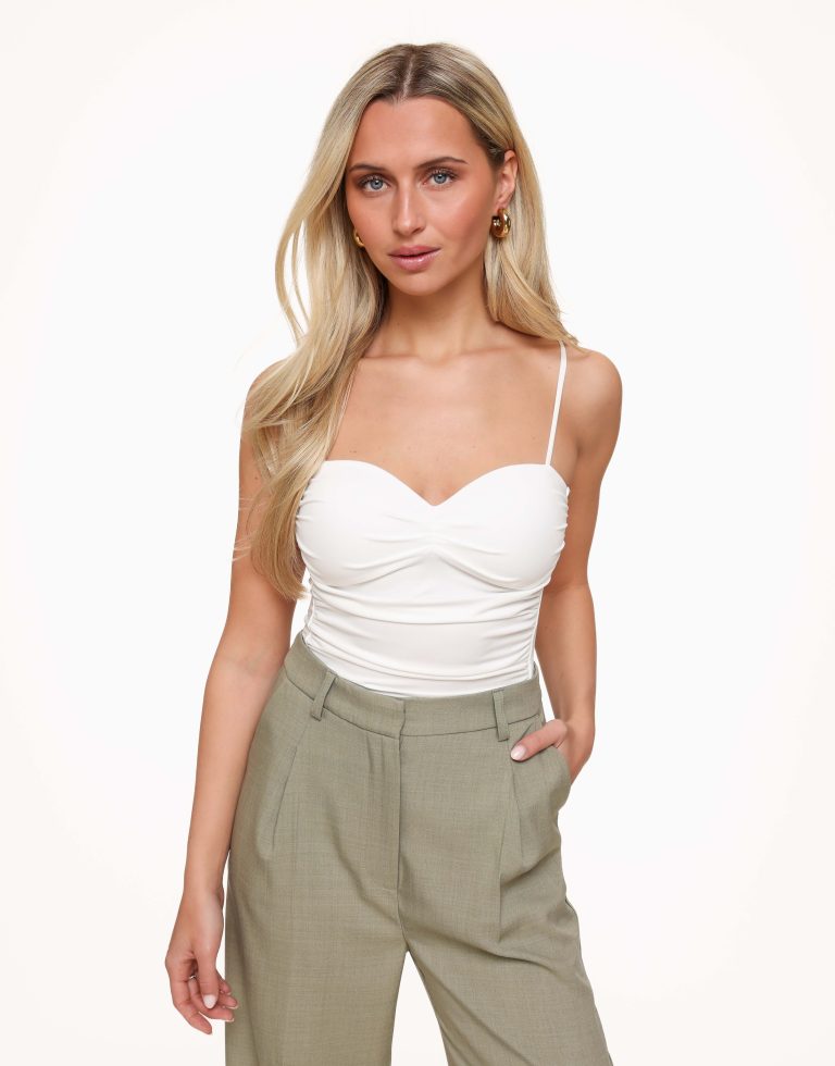 Witte Basic Aangesloten - Body | Olivia & Kate