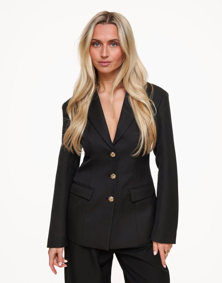 Zwarte Iconic Getailleerde - Blazer | Olivia & Kate