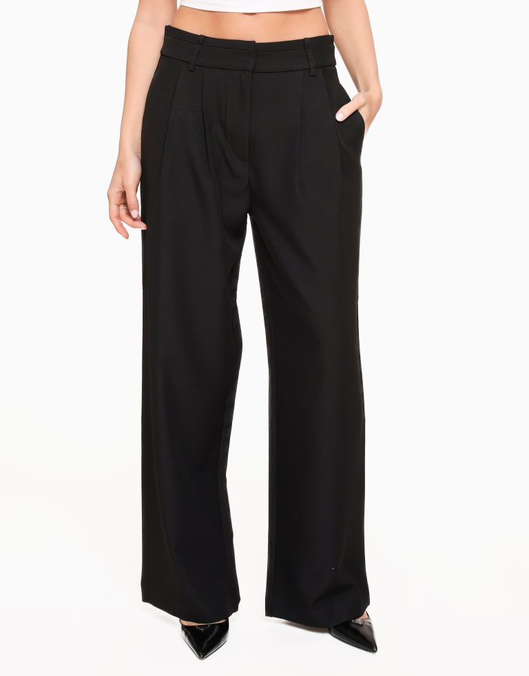 Zwarte Iconic - Pantalon | Olivia & Kate