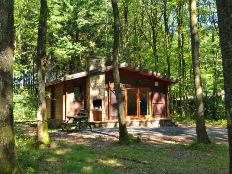 Vrijstaand chalet voor 6 personen midden in de bossen in de Ardennen