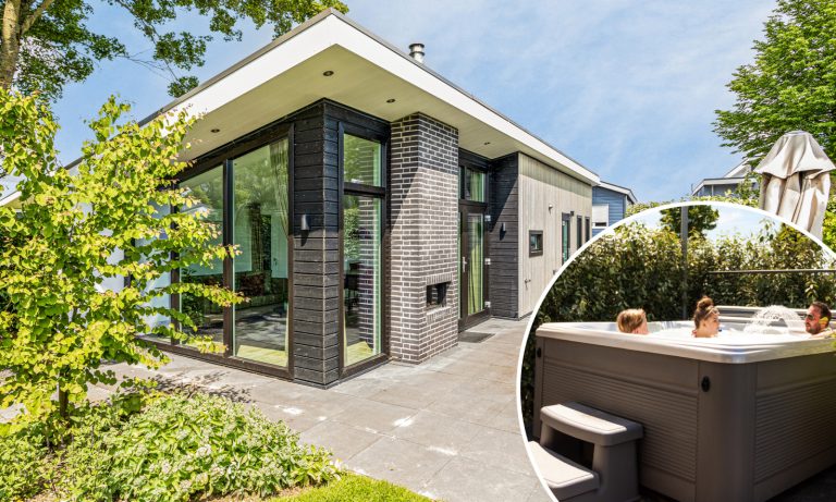 Comfortabel 4 persoons chalet met bubbelbad op vakantiepark Esmeer in Aalst