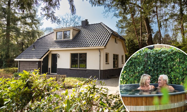Luxe 10 persoons villa met bubbelbad op de Veluwe