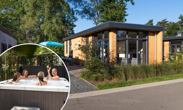 5 persoons chalet met bubbelbad op Landgoed De Scheleberg op de Veluwe
