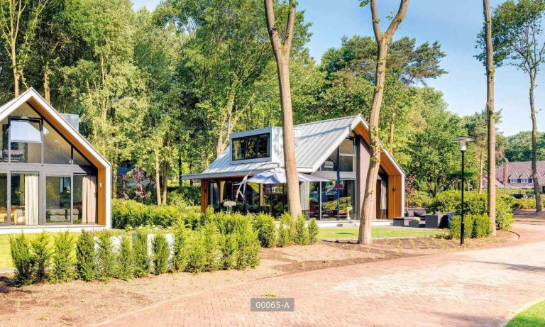 Modern ingerichte villa voor 6 personen op Landgoed de Scheleberg in Lunteren