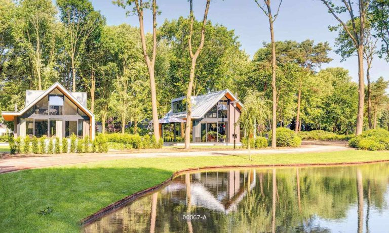 Modern ingerichte villa voor 8 personen op een vakantiepark.