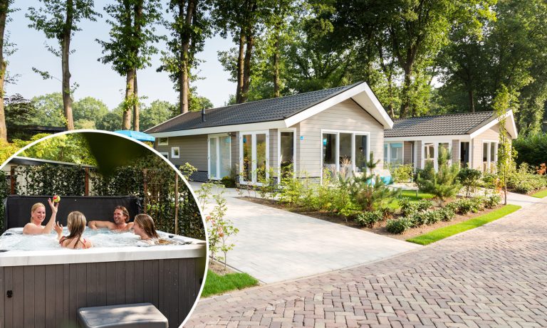 Gezellig 4-persoons vakantiehuis met bubbelbad op vakantiepark midden op de Veluwe