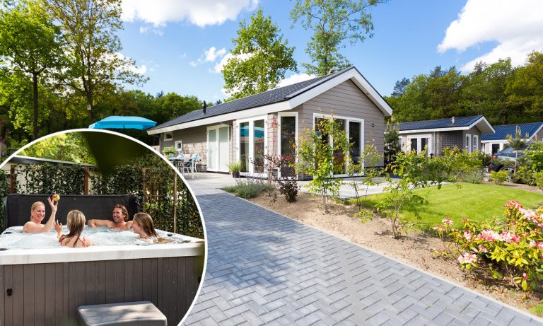 Luxe en ruim 6 persoons chalet met bubbelbad in Beekbergen
