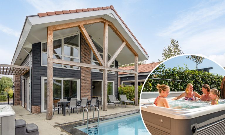 Luxe 10 persoons groepsaccommodatie met bubbelbad en privé zwembad in Lichtenvoorde