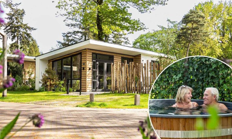 Vier persoonsvakantiehuis met hottub op Bospark Ede