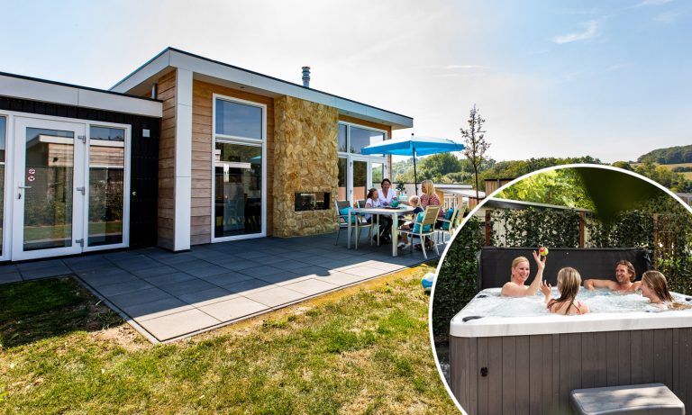 Sfeervol 4 persoon vakantiehuis met bubbelbad op vakantiepark Résidence Valkenburg