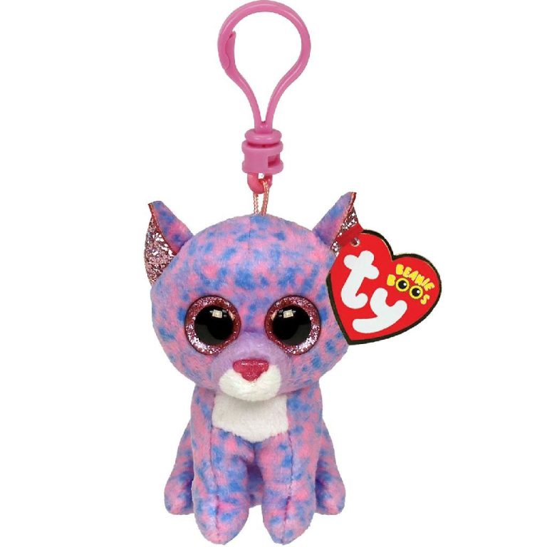 TY Beanie Boos Clip Knuffel Kat Cassidy 7 cm | Kopen bij Flickmyhouse