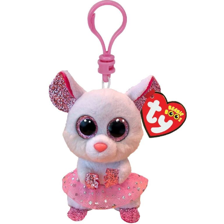 TY Beanie Boos Clip Knuffel Muis Nina 7 cm | Kopen bij Flickmyhouse