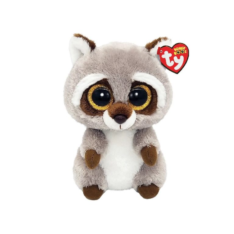 TY Beanie Boos Knuffel Wasbeer Oakie 15 cm | Kopen bij Flickmyhouse