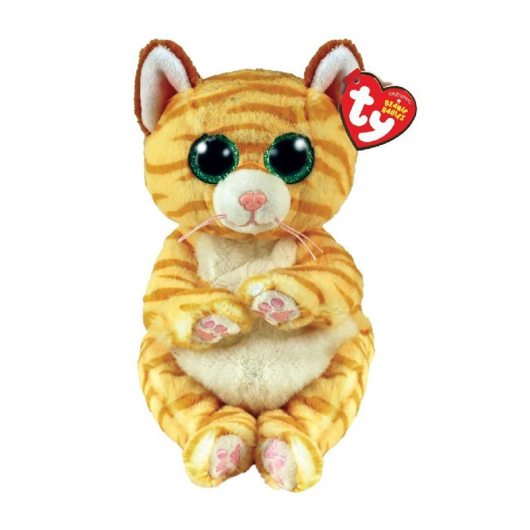 TY Beanie Babies Knuffel Kat Mango 15 cm | Kopen bij Flickmyhouse