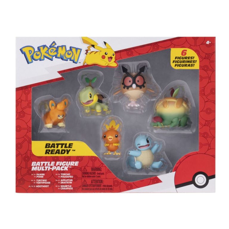 Pok&eacute;mon Battle Figuren 6 Pack | Kopen bij Flickmyhouse