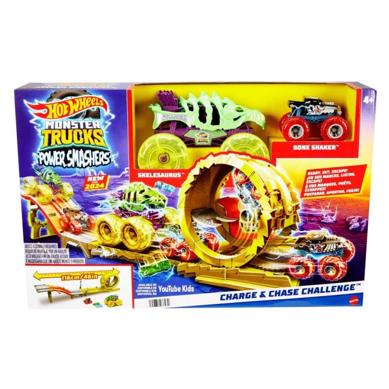 Hot Wheels Monster Truck Arena Smashers Rhinomite's Chargin' Challenge | Kopen bij Flickmyhouse