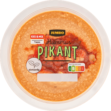 Jumbo Hummus Pikant 200 g Aanbieding bij Jumbo | 3 voor 6.00 | Flickmyhouse