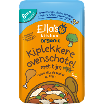 Ella's Kitchen Organic Kiplekkere Ovenschotel met Tijm 8+ Maanden 190 g bij Jumbo | Flickmyhouse