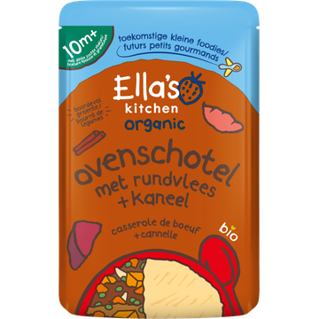 Ella's Kitchen Organic Ovenschotel met Rundvlees + Kaneel 10+ Maanden 190 g bij Jumbo | Flickmyhouse
