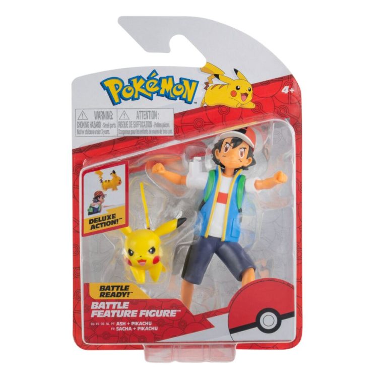 Pok&eacute;mon Battle Figuren Ash en Pikachu | Kopen bij Flickmyhouse
