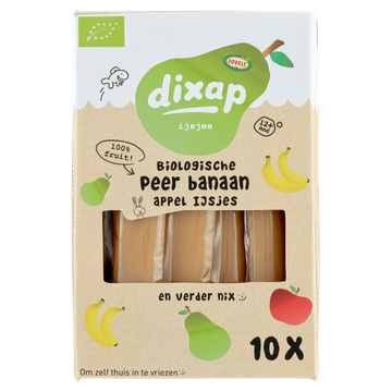 Covelt Dixap Biologische Peer Banaan Appel Ijsjes 400 ML bij Jumbo | Flickmyhouse