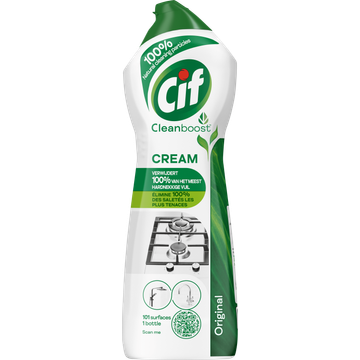 Cif CleanBoost Schuurmiddel Cream Original 750 ml bij Jumbo | Flickmyhouse