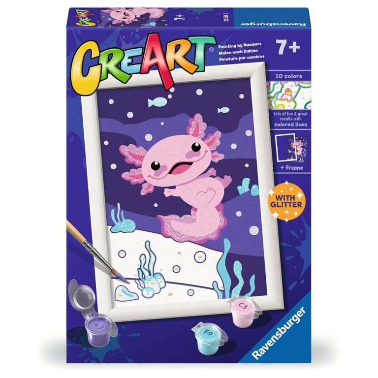 Ravensburger CreArt Schilderen op Nummer Axolotl | Kopen bij Flickmyhouse