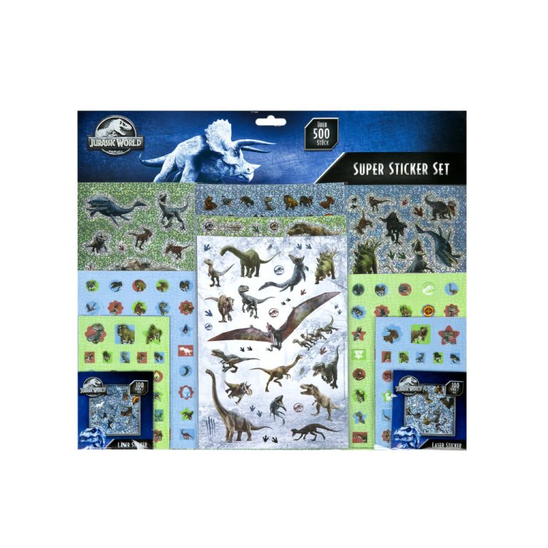 Jurassic World Super Sticker Set | Kopen bij Flickmyhouse