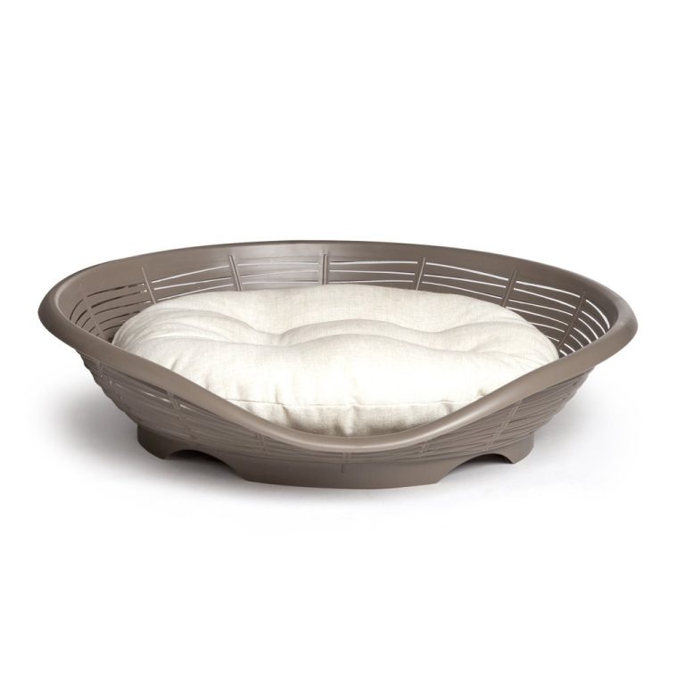 Bama Pet Pasha Mand 48x46x11 cm Taupe | Kopen bij Flickmyhouse