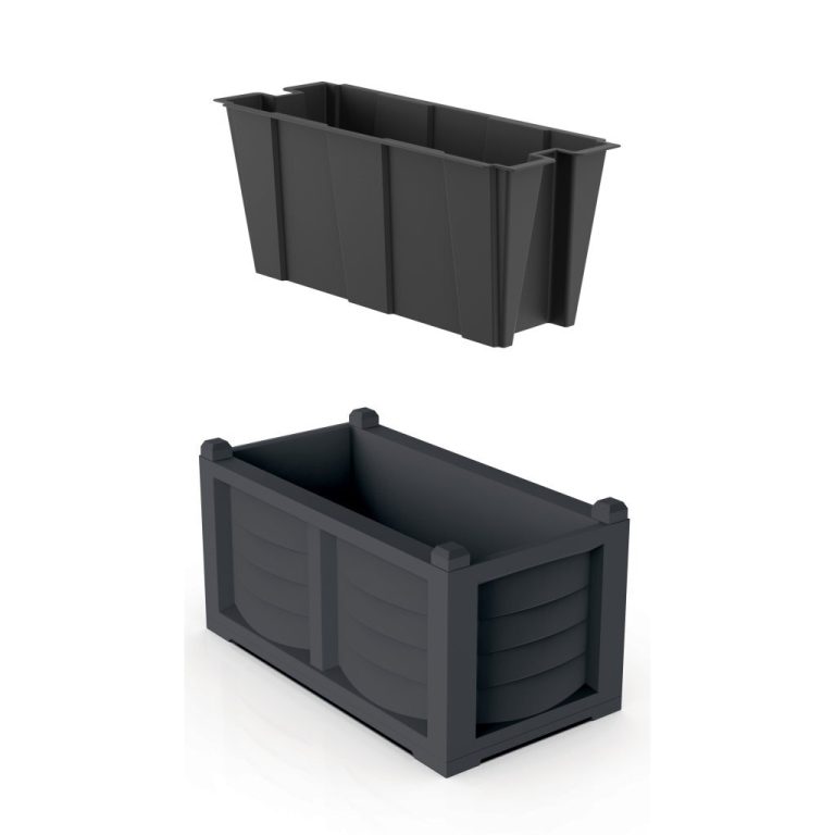 Bama Kit Arredo Plantenbak 80x42.5x42 cm Antraciet | Kopen bij Flickmyhouse