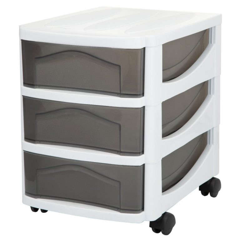 Bama Big Hobby Ladesysteem met 3 Laden 30x30x40 cm Wit/Grijs | Kopen bij Flickmyhouse