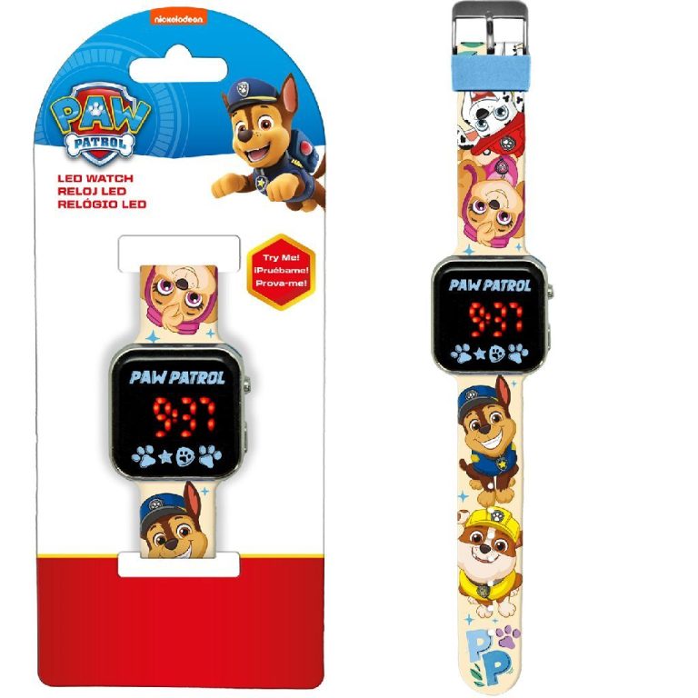 Paw Patrol LED Horloge | Kopen bij Flickmyhouse