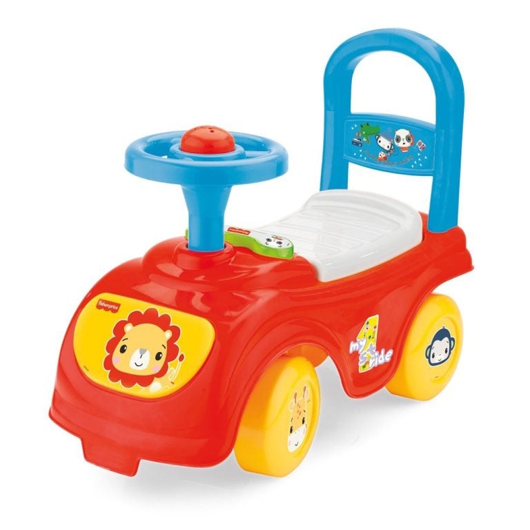 Fisher Price Loopauto + Toeter Rood/Blauw/Geel | Kopen bij Flickmyhouse
