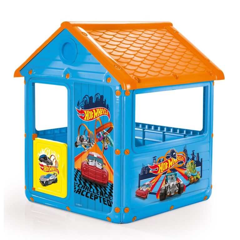 Dolu Hot Wheels Speelhuis 125x100x104 cm Blauw/Oranje | Kopen bij Flickmyhouse
