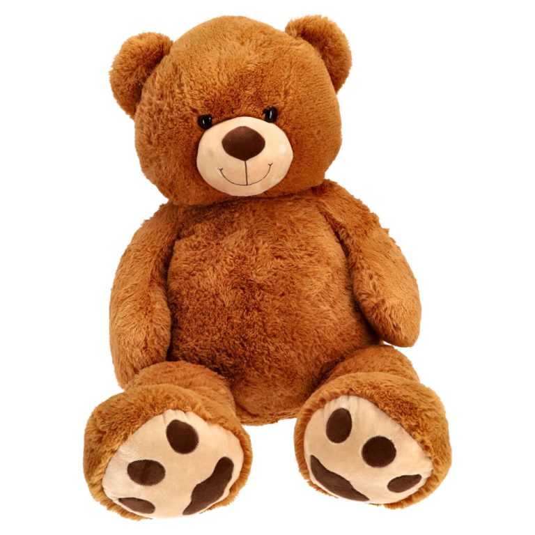 Pluchiez Knuffel Beer Zittend 120 cm Bruin | Kopen bij Flickmyhouse