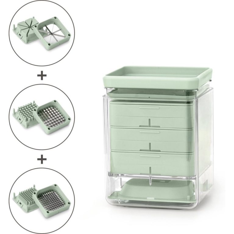 Brabantia Tasty+ Groentesnijder Jade Groen/Transparant | Kopen bij Flickmyhouse