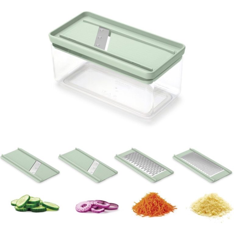 Brabantia Tasty+ Mandoline Set Jade Green/Transparant | Kopen bij Flickmyhouse