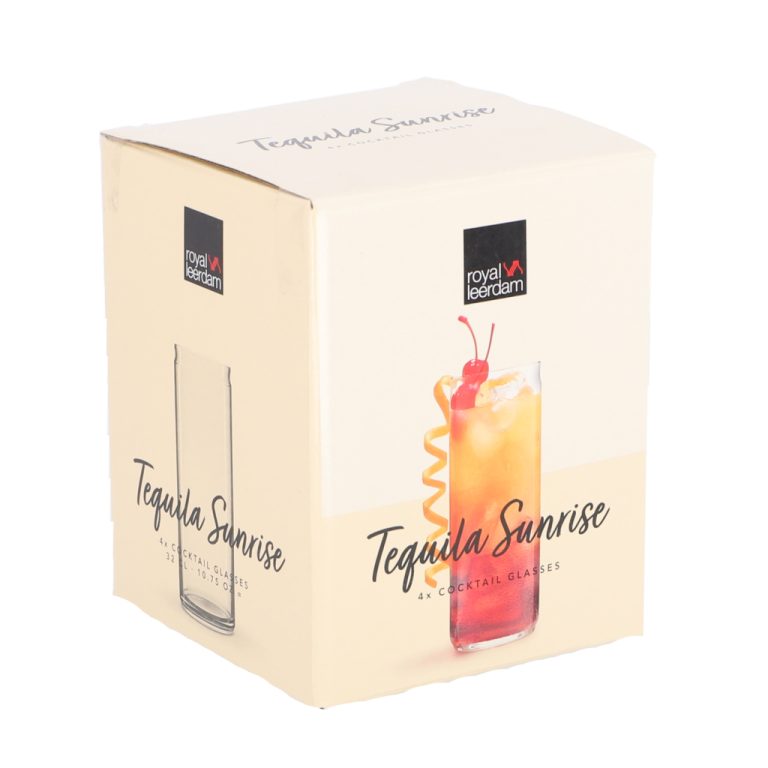 Royal Leerdam Tequila Sunrise Glazen 4 Stuks | Kopen bij Flickmyhouse