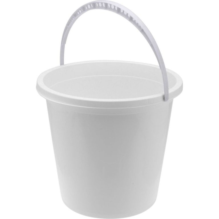 Emmer met Handvat 12L Wit | Kopen bij Flickmyhouse