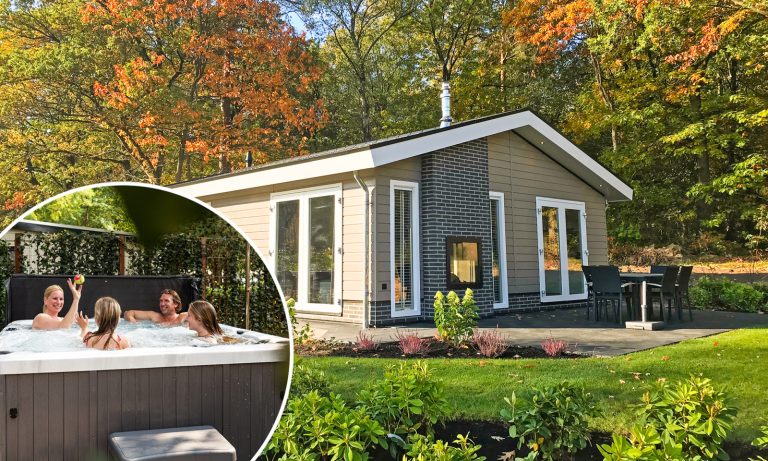 Luxe 6 persoons vakantiehuis met bubbelbad op Vakantiepark Beekbergen in de Veluwe