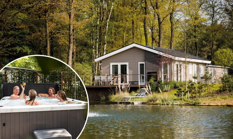 Luxe 4-persoons vakantiehuis met bubbelbad op Recreatiepark Beekbergen midden op de Veluwe