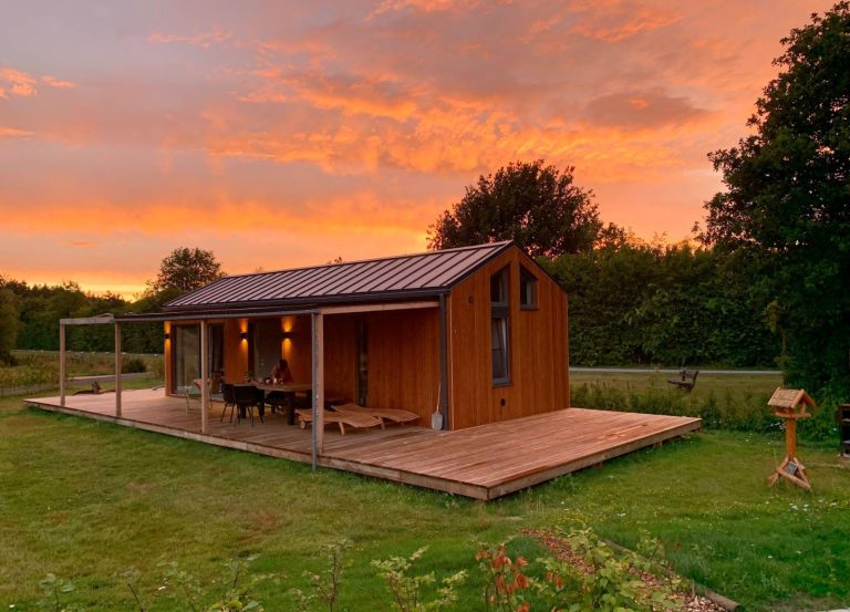 4 persoons Tiny House met ruime tuin op vakantiepark de Kremmer.