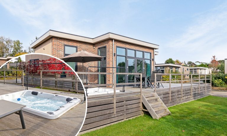 Modern 4 persoons vakantiehuis met bubbelbad op vakantiepark Résidence Valkenburg