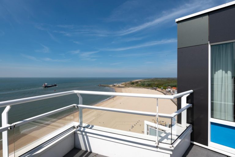Prachtig 6-persoons Penthouse met zeezicht in Vlissingen.
