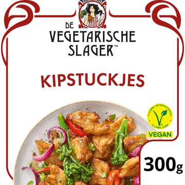 De Vegetarische Slager Kipstuckjes Voordeelverpakking Vegan 300 g bij Jumbo | Flickmyhouse